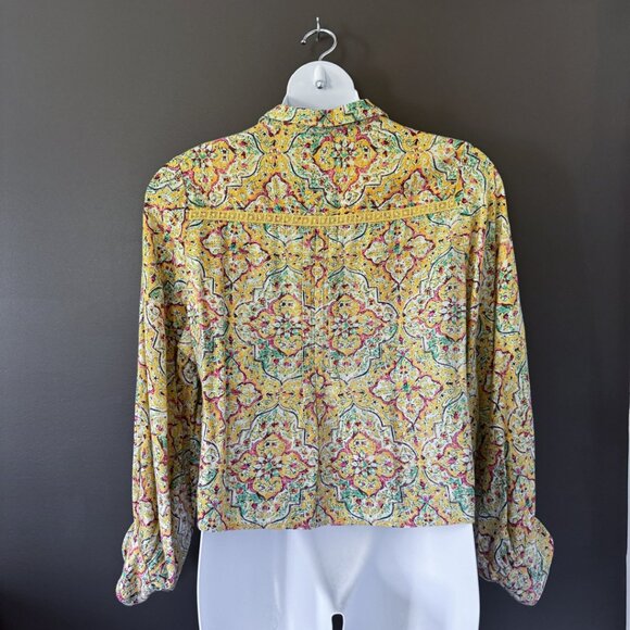 Anthropologie Pilcro Pintuck Peasant Blouse 1X Plus NWT - Picture 5 of 7